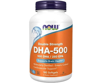 Now Foods Dha-500 Double Strength, 180 Softgels