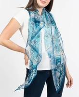 Vince Camuto Women's Paisley Floral Square Scarf