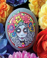 Craft Maker - Paint Your Own Day of The Dead Neon Rocks