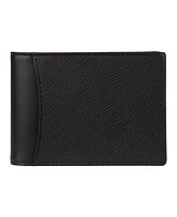 Bosca Saffiano Hall Pass Bifold Wallet w/ Rfid