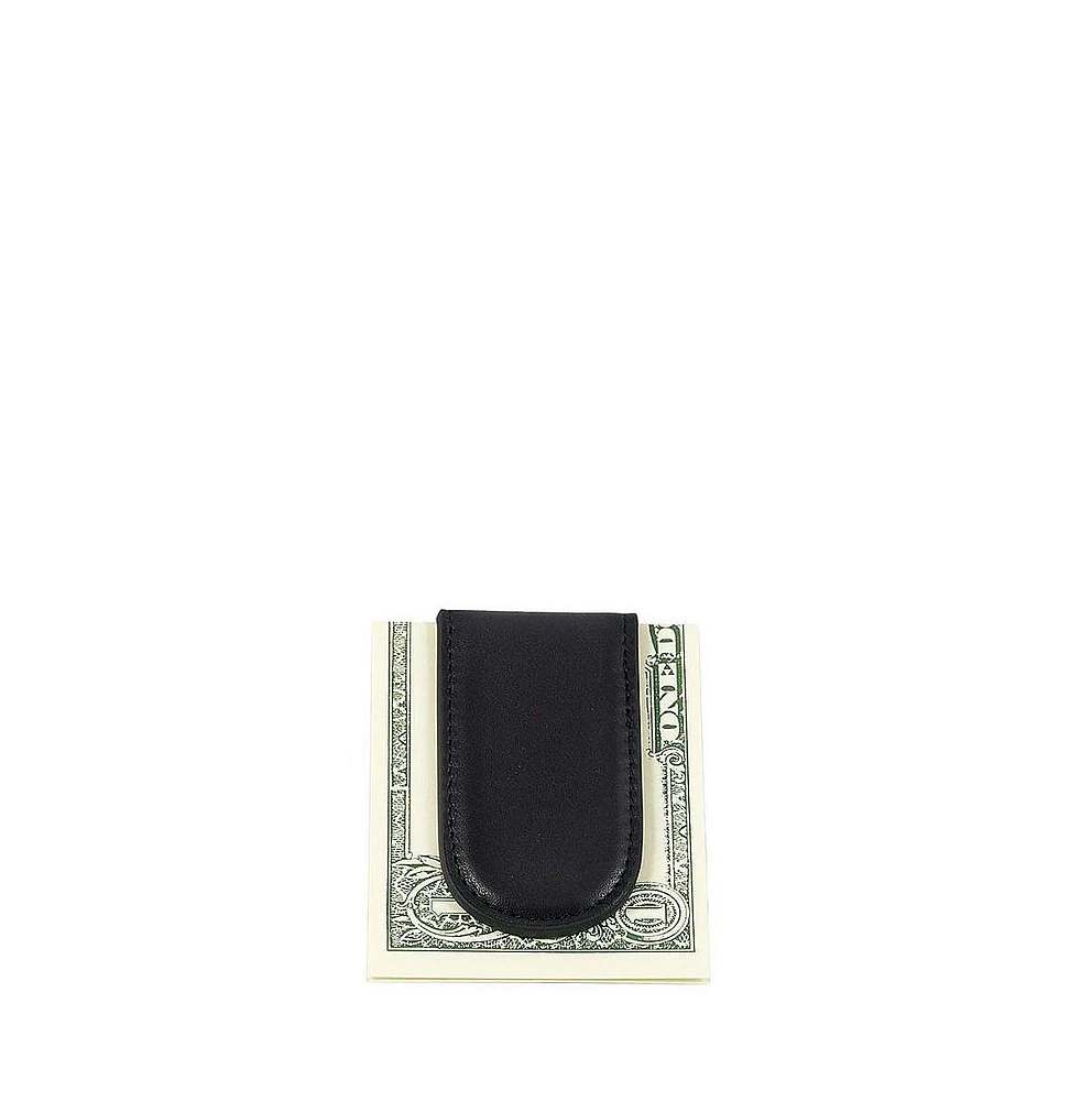 Bosca Men's Nappa Vitello Collection - Magnetic Money Clip