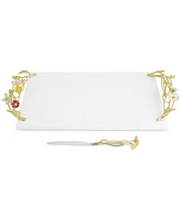 Michael Aram Wildflowers Cheeseboard with Knife