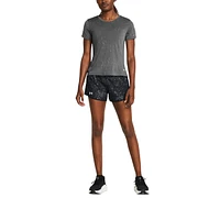 Under Armour Women's Fly By Printed Mesh-Side Shorts