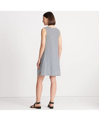 Lands' End Women's Cotton Slub Swing Tank Dress