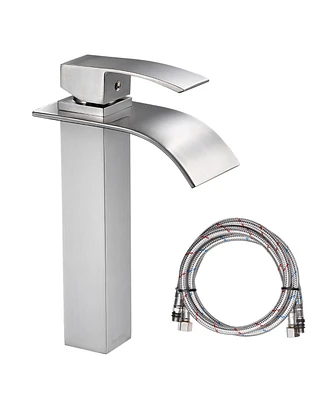Yescom Aquaterior Modern 1 Hole Bathroom Faucet Vanity Sink Basin Single Handle Diy Kitchen Bn