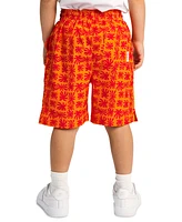 Sovereign Code Big Boys Printed Seersucker Elastic-Waistband Shorts