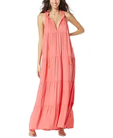 Vince Camuto Women's Tiered Maxi Dress Swim Cover-Up