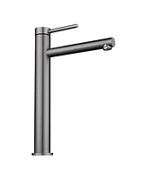 Aquaterior Bathroom Vessel Sink Faucet Single Handle/Hole 8" Tall Vanity Mixer Tap Grey