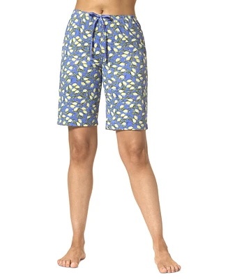 Hue Women's Classic Lemons Bermuda Pajama Shorts
