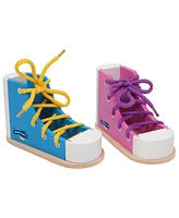 Small Foot Wooden Lacing Shoes - Set of 2