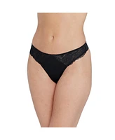 Skarlett Blue Women's Minx No-Show Comfortable Lace Thong