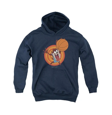 Space Jam 2 Boys Youth Taz Slam Pull Over Hoodie / Hooded Sweatshirt