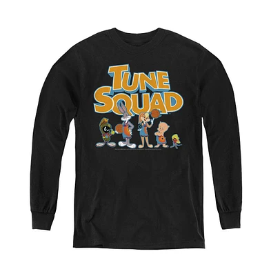 Space Jam 2 Boys Youth Tune Squad Letters Long Sleeve Sweatshirt