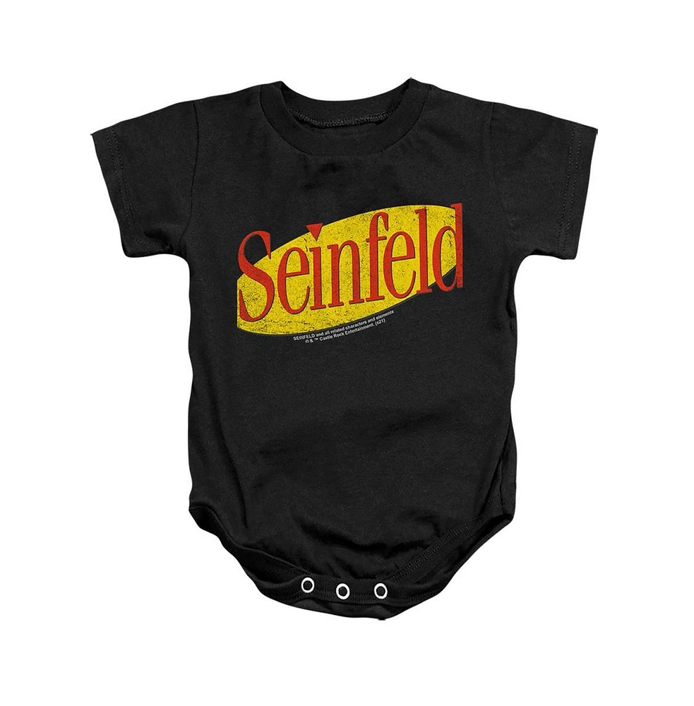 Seinfeld Baby Girls Baby-Girls Logo Snapsuit