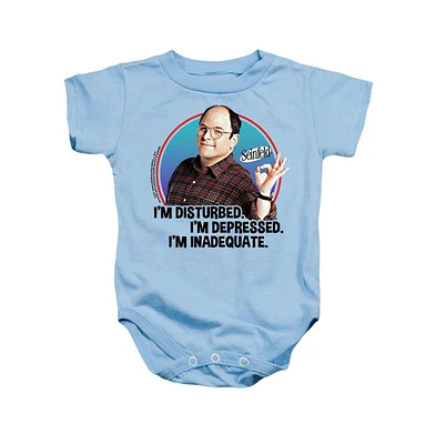Seinfeld Baby Girls George All Snapsuit