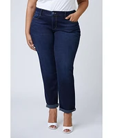 Slink Jeans Plus Mid Rise Boyfriend