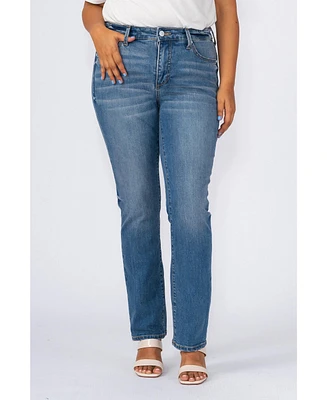 Slink Jeans Plus High Rise Straight