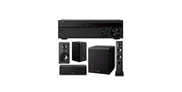 Sony STRDH590 5.2ch Home Theater Av Receiver with Speaker and Subwoofer Bundle