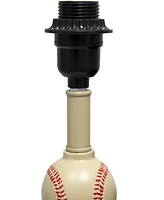 Simple Designs SportsLite 22" Tall Popular Sports Combo Basketball, Baseball, Football Polyresin Table Desk Lamp