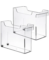 Sorbus Tall Roll Out Fridge Caddy (2 Pack)