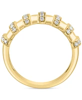 Effy Diamond Multirow Statement Ring (1/3 ct. t.w.) in 14k Gold