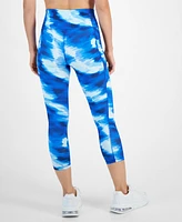 Id Ideology Women's Shibori Wave Cropped Leggings, Created for Macy's