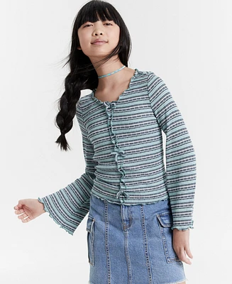 Levi's Big Girls Ribbed Bell-Sleeve Knit Top