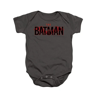 Batman Baby Girls The Logo With Red Bat Snapsuit