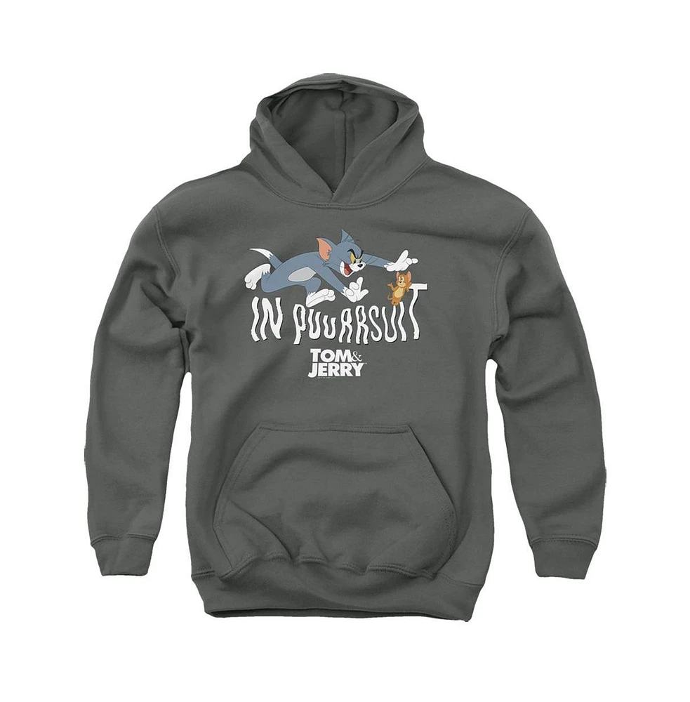 Tom and Jerry Boys Movie Youth Pursuit Pull Over Hoodie / Hooded Sweatshirt