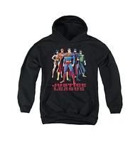 Justice League of America Youth Pull Over Hoodie / Hooded Sweatshirt