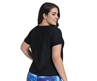 Calypsa Plus Loose Fit Adele Swim Top