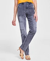 I.n.c. International Concepts Women's Straight Cargo Jeans