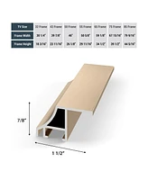 Deco Tv Frames 43" Alloy Scoop Frame for Samsung The Frame Tv 2021-2024