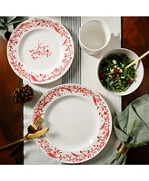 Martha Stewart Holiday Vines 16 Piece Dinnerware Set, Service for 4