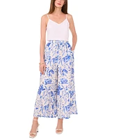 Vince Camuto Women's Printed Drawstring Wide-Leg Pants