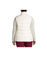 Lands' End Plus Size Down Puffer Vest