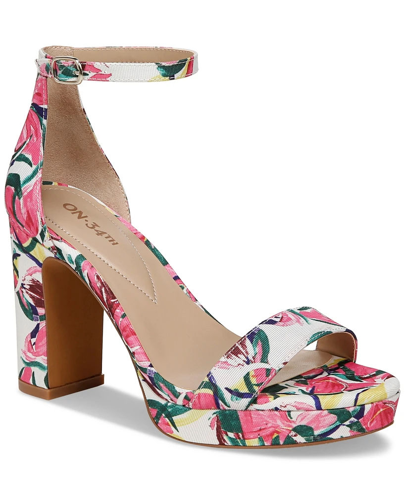 On 34th Women's Rannda Platform Dress Sandals, Created for Macy's