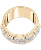 Audrey by Aurate Diamond Wide Band Statement Ring (1/4 ct. t.w.) in Gold Vermeil, Created for Macy's