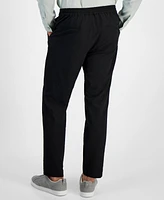 Alfani Men's Classic-Fit Textured Seersucker Suit Pants, Created for Macy's