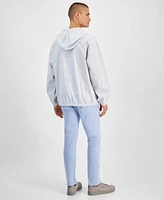 Michael Kors Mens Popover Hoodie Pigment Dyed Jeans