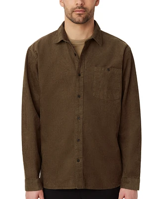 Frank And Oak Relaxed-Fit Corduroy Button-Down Shirt