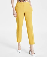 Kasper Petite Slim Straight-Leg Trousers