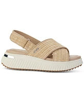 Dkny Malai Woven Crisscross Slingback Platform Sandals