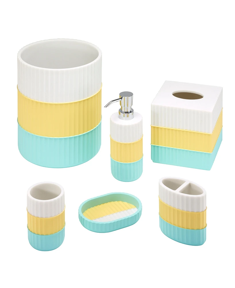 Izod Clubhouse Stripe 4-Pc. Bath Accessory Set