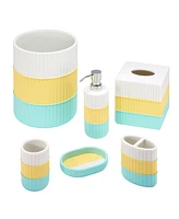 Izod Clubhouse Stripe 4-Pc. Bath Accessory Set