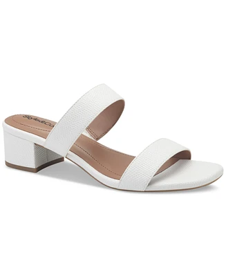 Style & Co Women's Victoriaa Double Band Block Heel Dress Sandals, Created for Macy's