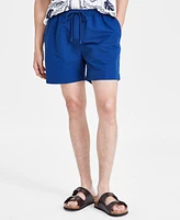 Sun + Stone Men's Regular-Fit Solid 5" Drawstring Shorts, Created for Macy's