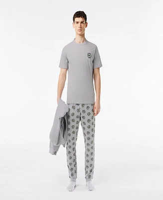 Lacoste Men's Stretch Jersey Pajama Set