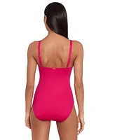 Lauren Ralph Lauren Front-Tie One-Piece Swimsuit