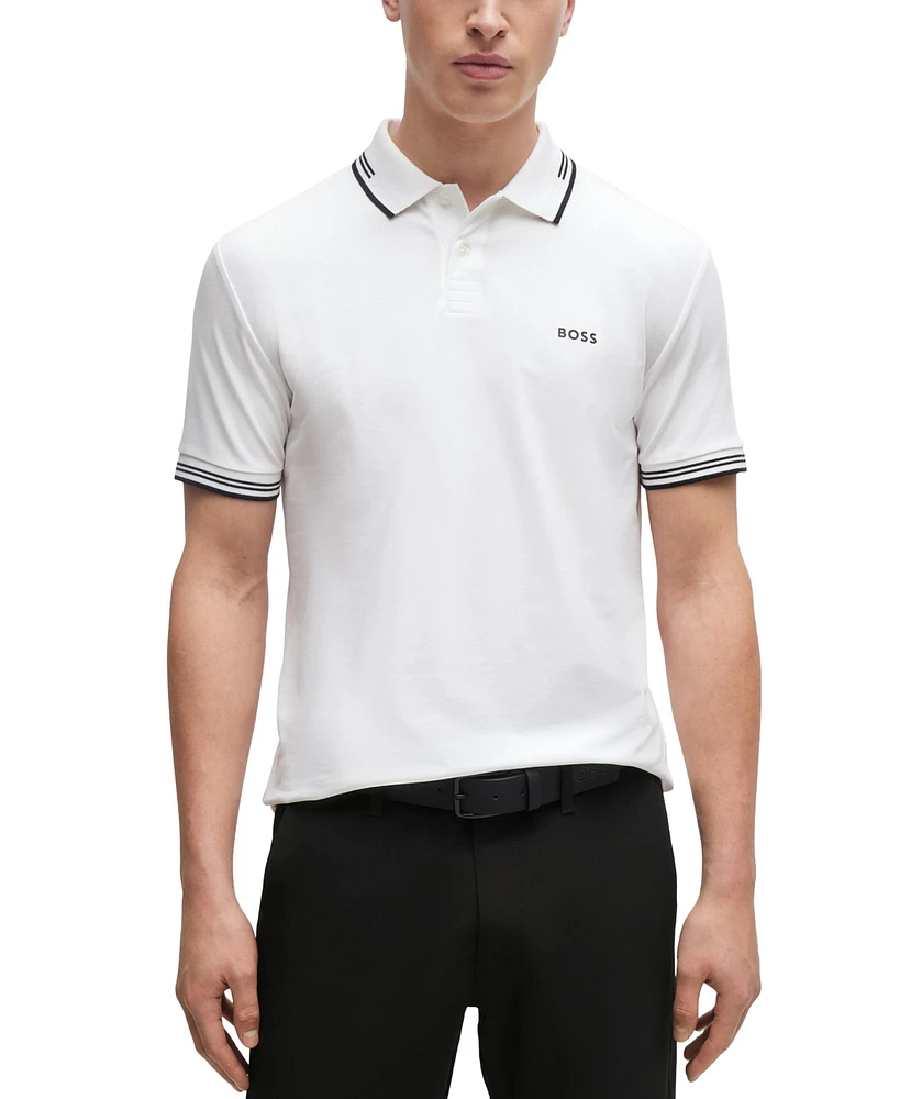 Boss by Hugo Men's Branded Slim-Fit Polo Shirt